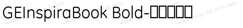 GEInspiraBook Bold字体转换